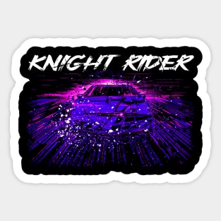 Retro 80s Characters Movies Sticker